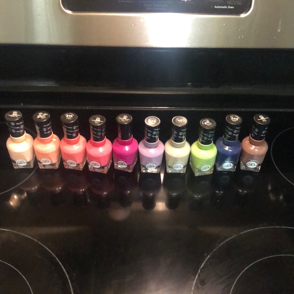 10 Sally Hansen Miracle Gel Lot